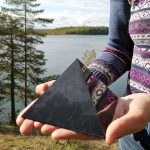 big shungite pyramid for emf protection