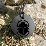 shungite pendant scarab