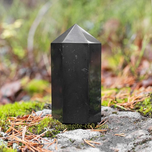 shungite obelisk big size