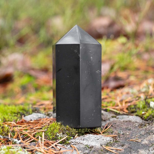 shungite obelisk large size