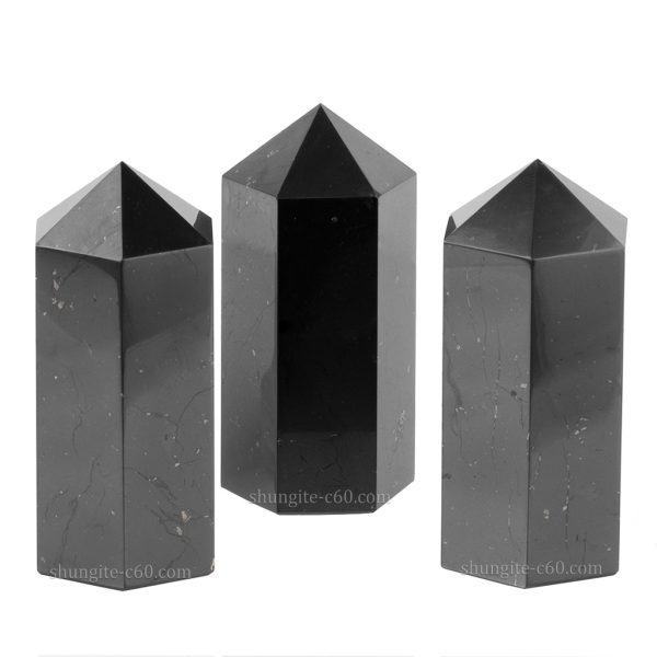 shungite stone obelisk 10 cm