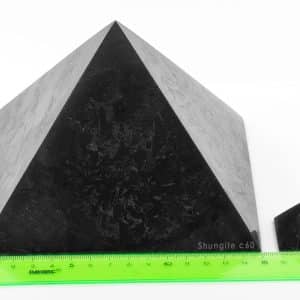 shungite stone pyramid large size 6 in and 1.18