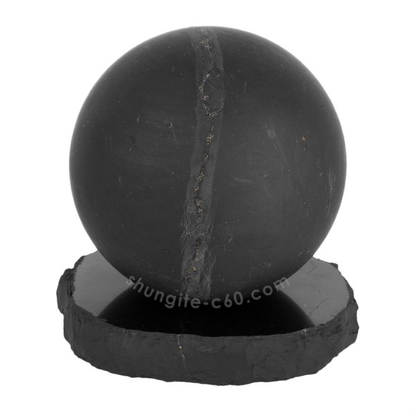 shungite sphere stand from russia