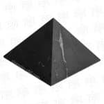 angled view shungite pyramid handcrafted Karelia