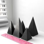 shungite pyramids set