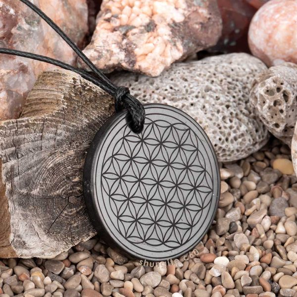 shungite Flower of Life necklace original russian