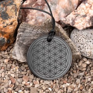 shungite Flower of Life necklace original