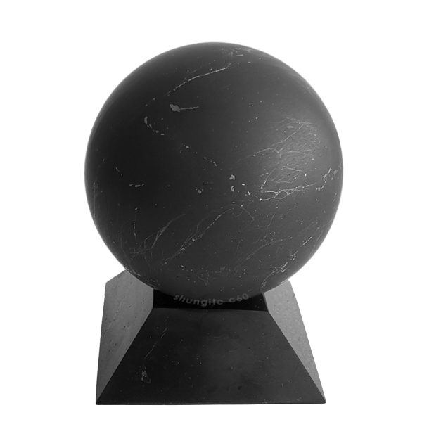 shungite crystal ball 80 mm