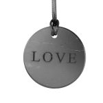 shungite pendant love