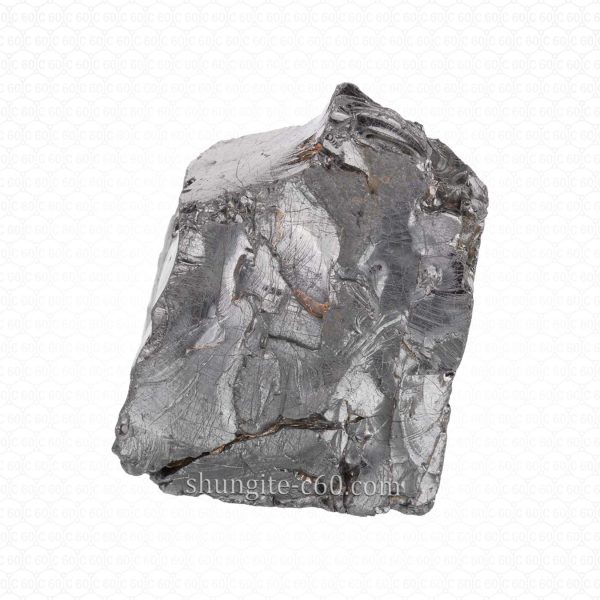 fullerene shungite rough stone very rare black mineral