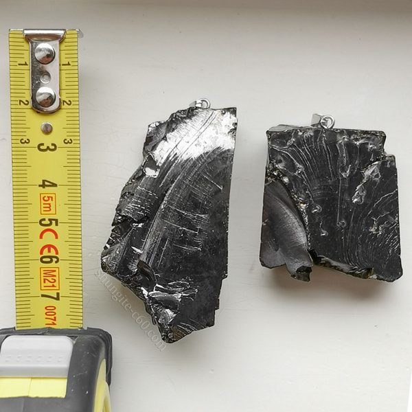 pendants made of elite shungite handmade