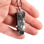 buy silver shungite necklace from Karelia