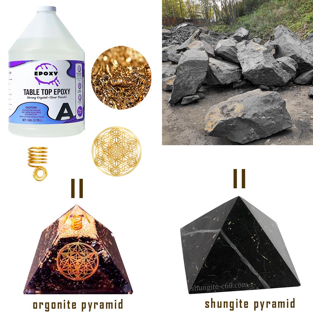 shungite and orgonite