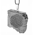 sacred geometry symbol Flower of Life engraved