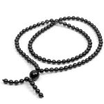 shungite mala necklace