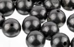 shungite mala beads made of narural stone