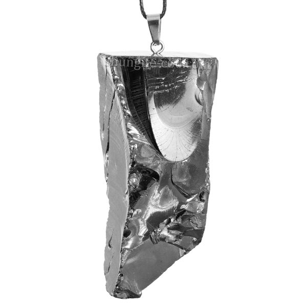 elite shungite jewelry in shape crystal