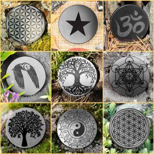 Shungite emf protection plates