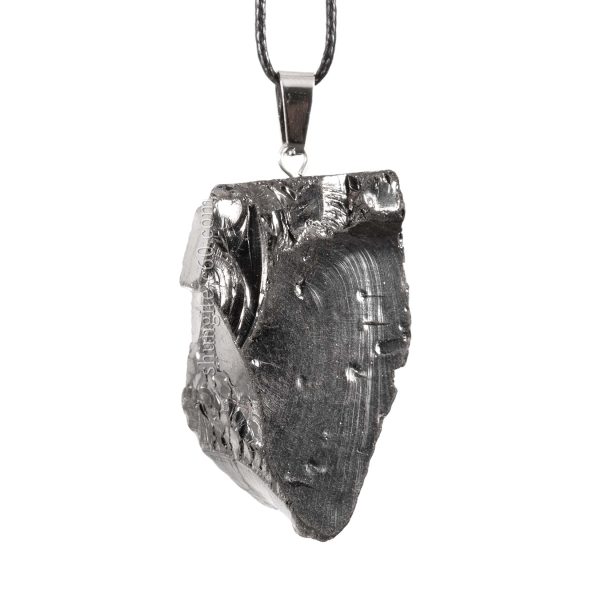 earthly stone necklace of noble shungite from Karelia